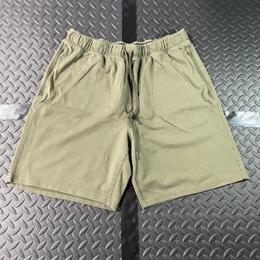 Eddie Bauer Sleepwear Shorts Mens 2XL Green Lounge Pajama Drawstring Pockets